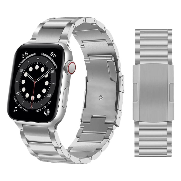 Titanium Alloy Watch Band For Apple Watch Series, 7 45mm / 6&SE&5&4 44mm / 3&2&1 42mm, 7 41mm / 6&SE&5&4 40mm / 3&2&1 38mm