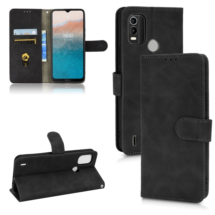 Skin Feel Magnetic Flip Leather Phone Case