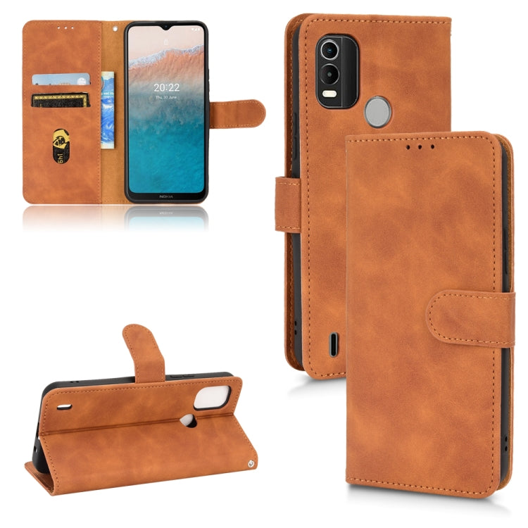 Skin Feel Magnetic Flip Leather Phone Case