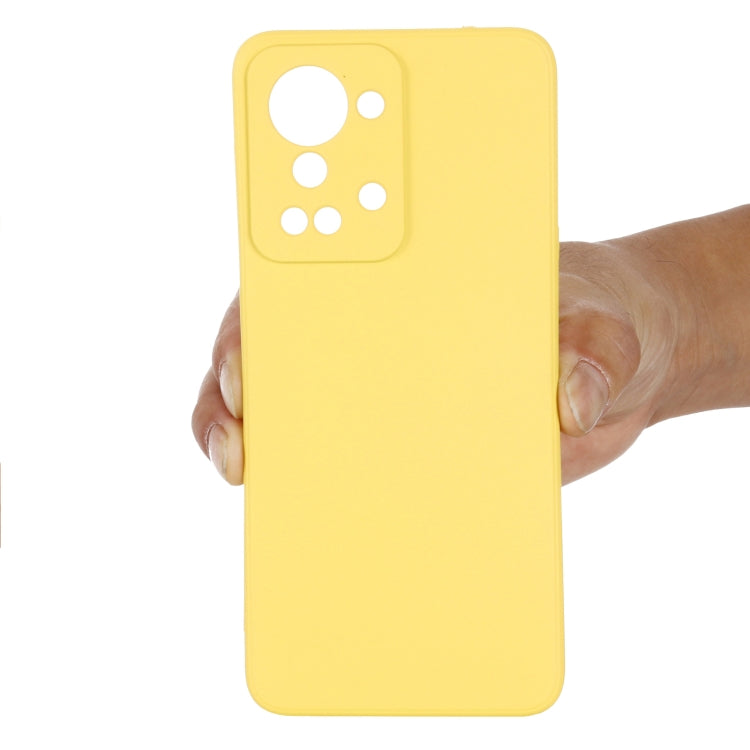 Pure Color Liquid Silicone Shockproof Phone Case