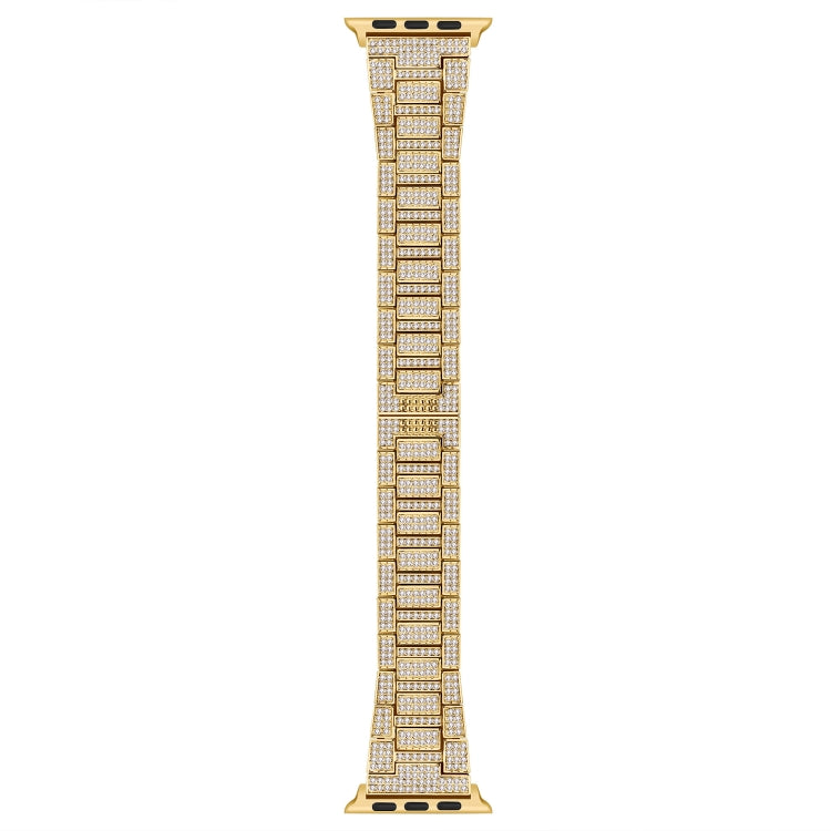 Diamond Metal Watch Band For Apple Watch Series, 7 45mm / 6&amp;SE&amp;5&amp;4 44mm / 3&amp;2&amp;1 42mm, 7 41mm / 6&amp;SE&amp;5&amp;4 40mm / 3&amp;2&amp;1 38mm