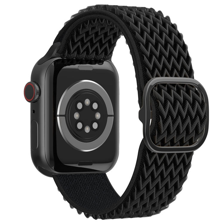 Wave Nylon Watch Band For Apple Watch Series, 7 45mm / 6&SE&5&4 44mm / 3&2&1 42mm, 7 41mm / 6&SE&5&4 40mm / 3&2&1 38mm