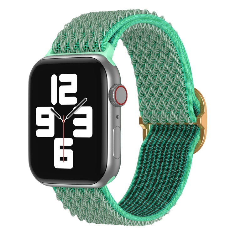 Wave Nylon Watch Band For Apple Watch Series, 7 45mm / 6&SE&5&4 44mm / 3&2&1 42mm, 7 41mm / 6&SE&5&4 40mm / 3&2&1 38mm