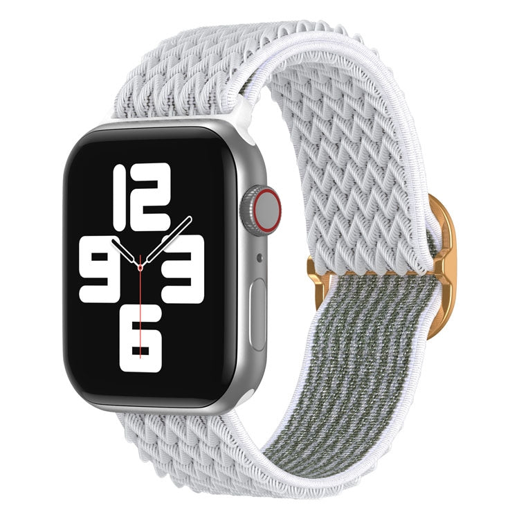 Wave Nylon Watch Band For Apple Watch Series, 7 45mm / 6&SE&5&4 44mm / 3&2&1 42mm, 7 41mm / 6&SE&5&4 40mm / 3&2&1 38mm