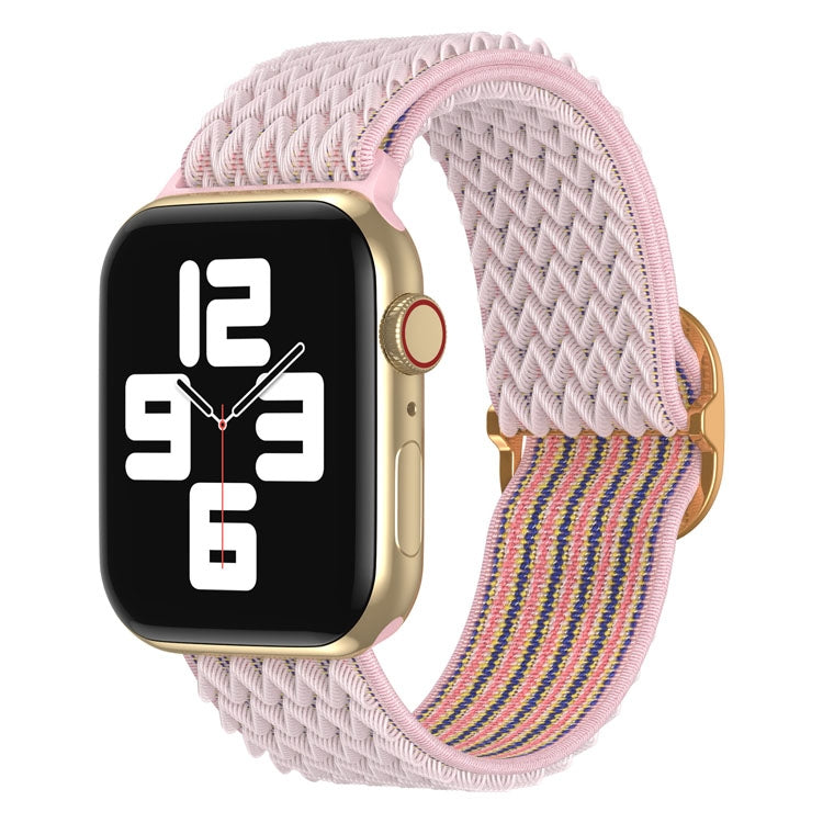 Wave Nylon Watch Band For Apple Watch Series, 7 45mm / 6&SE&5&4 44mm / 3&2&1 42mm, 7 41mm / 6&SE&5&4 40mm / 3&2&1 38mm