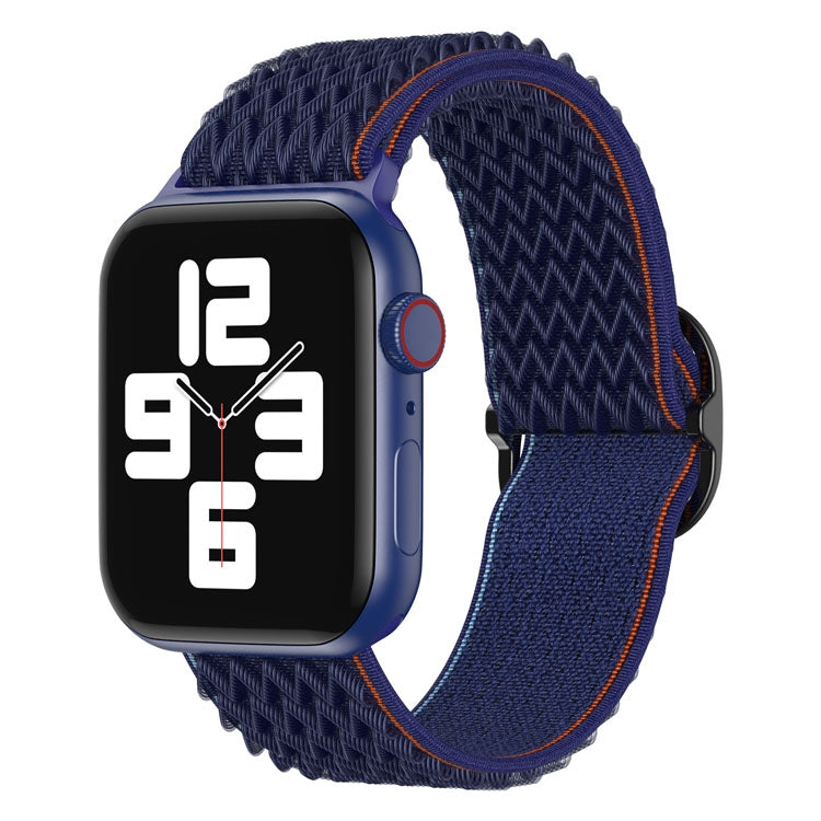 Wave Nylon Watch Band For Apple Watch Series, 7 45mm / 6&SE&5&4 44mm / 3&2&1 42mm, 7 41mm / 6&SE&5&4 40mm / 3&2&1 38mm