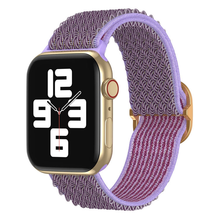 Wave Nylon Watch Band For Apple Watch Series, 7 45mm / 6&SE&5&4 44mm / 3&2&1 42mm, 7 41mm / 6&SE&5&4 40mm / 3&2&1 38mm