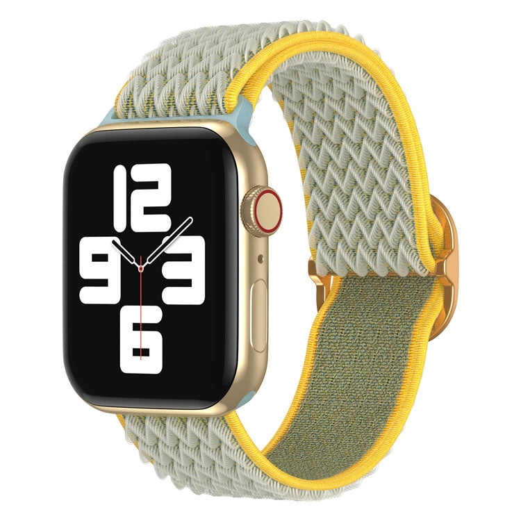 Wave Nylon Watch Band For Apple Watch Series, 7 45mm / 6&SE&5&4 44mm / 3&2&1 42mm, 7 41mm / 6&SE&5&4 40mm / 3&2&1 38mm