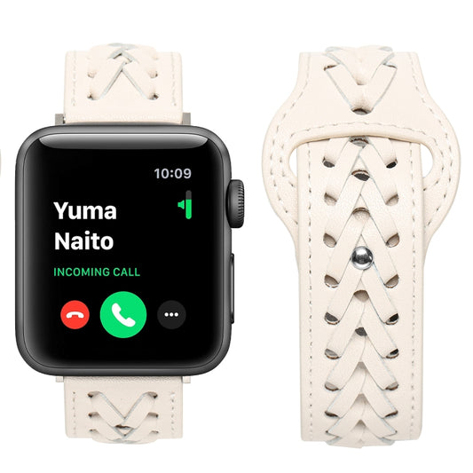 Woven Watch Strap For Apple Watch Series, 7 45mm / 6&amp;SE&amp;5&amp;4 44mm / 3&amp;2&amp;1 42mm, 7 41mm / 6&amp;SE&amp;5&amp;4 40mm / 3&amp;2&amp;1 38mm