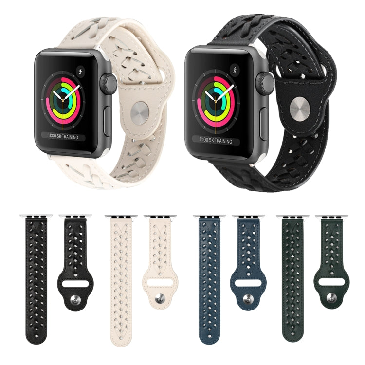 Woven Watch Strap For Apple Watch Series, 7 45mm / 6&SE&5&4 44mm / 3&2&1 42mm, 7 41mm / 6&SE&5&4 40mm / 3&2&1 38mm