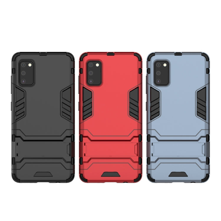 Shockproof PC + TPU Protective Case with Invisible Holder, For Samsung Galaxy A41, For Vivo IQOO3