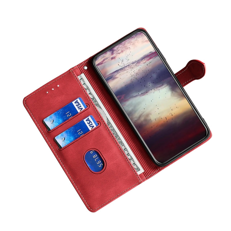 Skin Feel Magnetic Buckle Leather Phone Case, For vivo iQOO 10, For vivo iQOO 10 Pro 5G, For Nothing Phone 1, For OnePlus 10T, For Realme C30 4G/Narzo 50i Prime, For Honor X40i