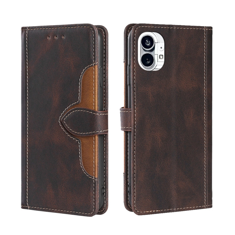 Skin Feel Magnetic Buckle Leather Phone Case, For vivo iQOO 10, For vivo iQOO 10 Pro 5G, For Nothing Phone 1, For OnePlus 10T, For Realme C30 4G/Narzo 50i Prime, For Honor X40i