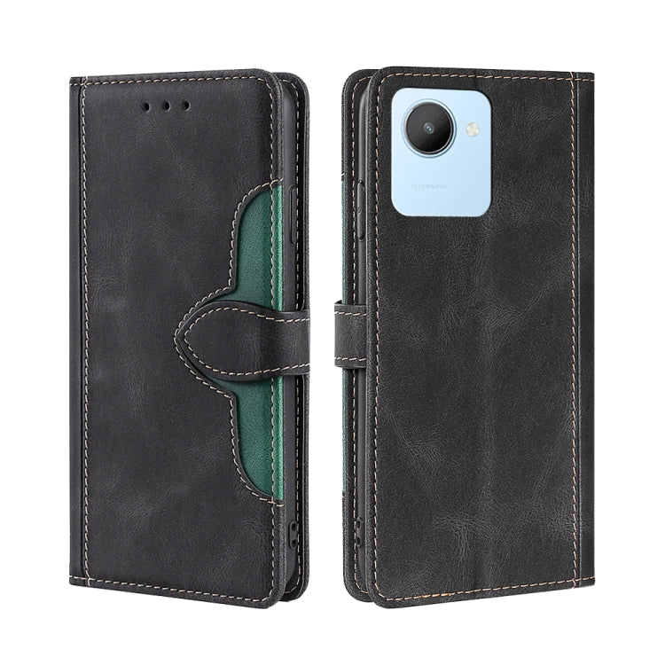 Skin Feel Magnetic Buckle Leather Phone Case, For vivo iQOO 10, For vivo iQOO 10 Pro 5G, For Nothing Phone 1, For OnePlus 10T, For Realme C30 4G/Narzo 50i Prime, For Honor X40i