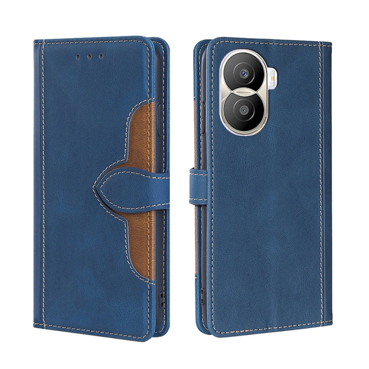 Skin Feel Magnetic Buckle Leather Phone Case, For vivo iQOO 10, For vivo iQOO 10 Pro 5G, For Nothing Phone 1, For OnePlus 10T, For Realme C30 4G/Narzo 50i Prime, For Honor X40i