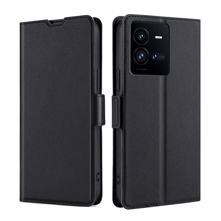 Ultra-thin Voltage Side Buckle Leather Phone Case, For vivo iQOO 10, For vivo iQOO 10 Pro 5G, For OnePlus 10T, For Realme C30 4G/Narzo 50i Prime, For Honor X40i