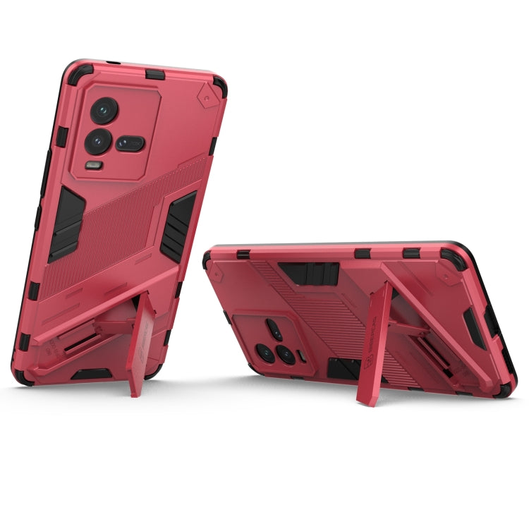 PC + TPU Shockproof Case with Invisible Holder, For vivo iQOO 10, For vivo iQOO 10 Pro 5G