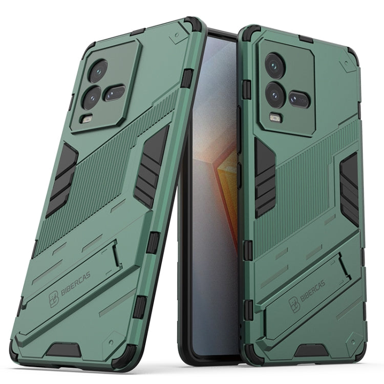 PC + TPU Shockproof Case with Invisible Holder, For vivo iQOO 10, For vivo iQOO 10 Pro 5G