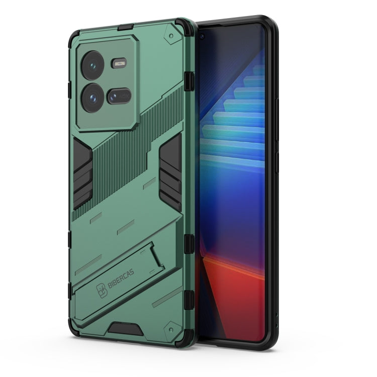 PC + TPU Shockproof Case with Invisible Holder, For vivo iQOO 10, For vivo iQOO 10 Pro 5G