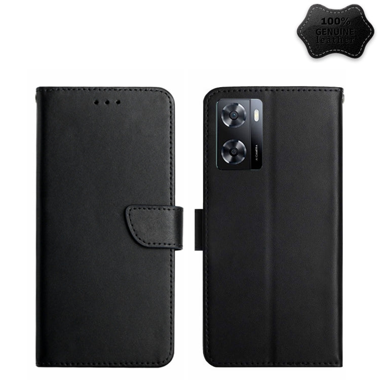 Genuine Leather Fingerprint-proof Horizontal Flip Phone Case, For Motorola Moto G32, For Nothing Phone 1, For OPPO A57 4G/A77 4G/Realme Narzo 50 5G/Realme V23, For Xiaomi Poco C40, For Realme GT Neo2, For Honor 70, For Realme GT Neo 3