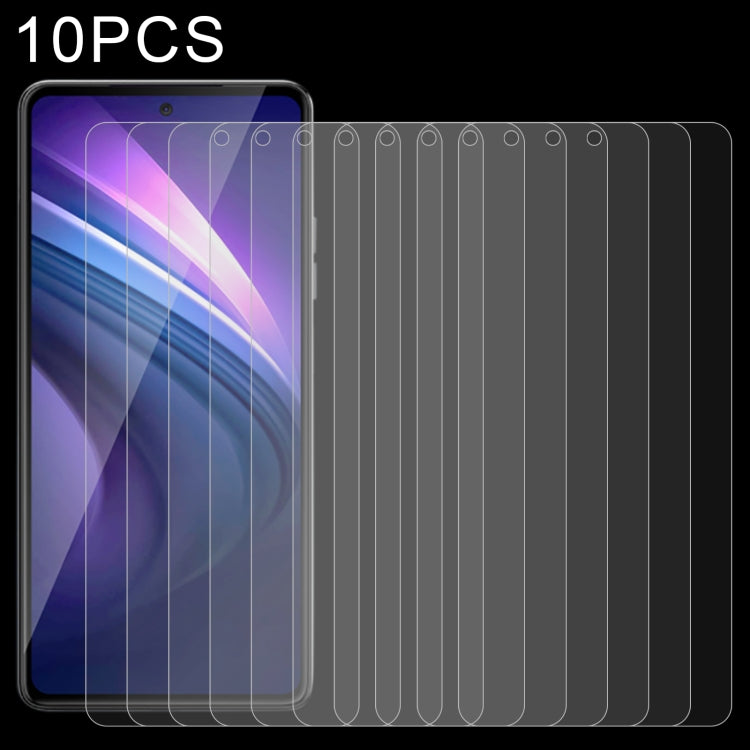 10 PCS 0.26mm 9H 2.5D Tempered Glass Film, For Doogee S89 Pro (10 PCS), For Lenovo Legion Y70(10 PCS), For Doogee V11(10 PCS), For vivo Y55 (10 PCS), For vivo Y02s (10 PCS), For OnePlus Ace Pro(10 PCS), For OnePlus Nord N20 SE/Nord N300(10 PCS)