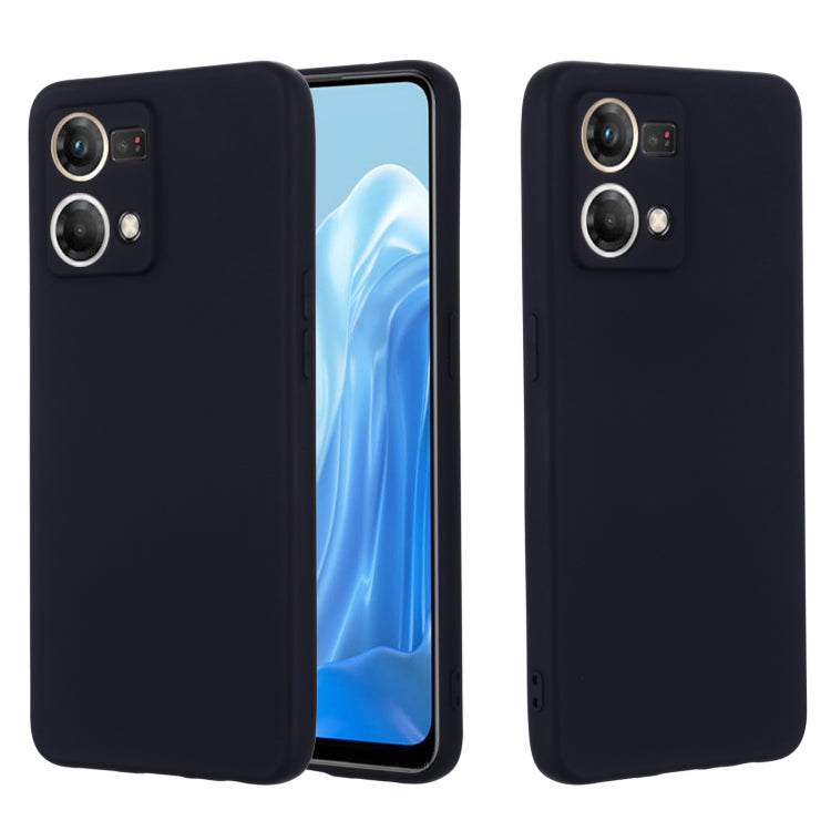 Pure Color Liquid Silicone Shockproof Full Coverage Phone Case, For OPPO Reno 7 4G Global/F21 Pro 4G, For ZTE Blade A51 2021, For ZTE Blade A71 2021