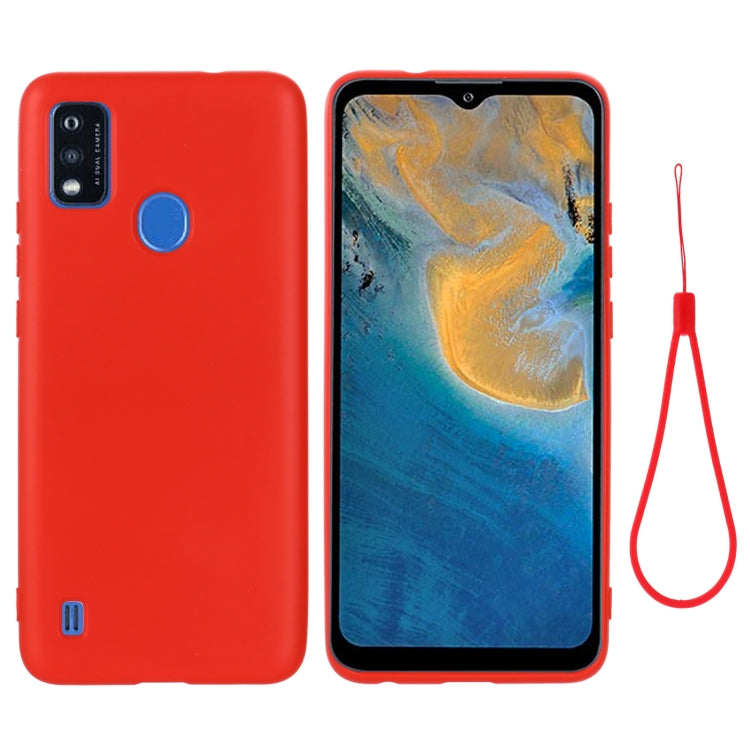 Pure Color Liquid Silicone Shockproof Full Coverage Phone Case, For OPPO Reno 7 4G Global/F21 Pro 4G, For ZTE Blade A51 2021, For ZTE Blade A71 2021