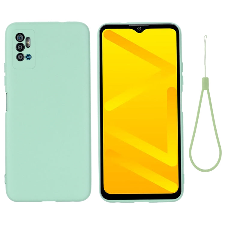 Pure Color Liquid Silicone Shockproof Full Coverage Phone Case