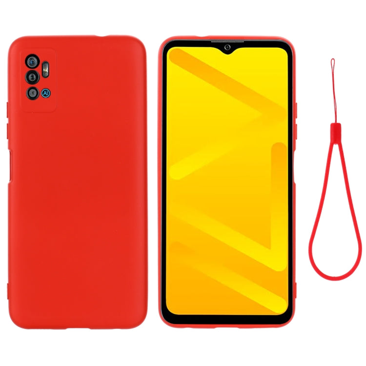 Pure Color Liquid Silicone Shockproof Full Coverage Phone Case