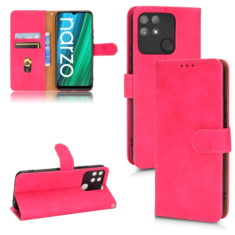 Skin Feel Magnetic Flip Leather Phone Case