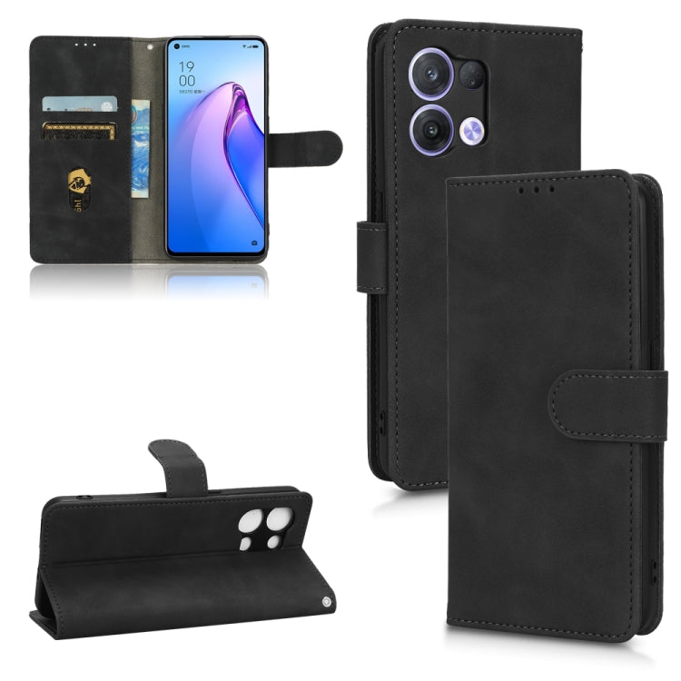 Skin Feel Magnetic Flip Leather Phone Case