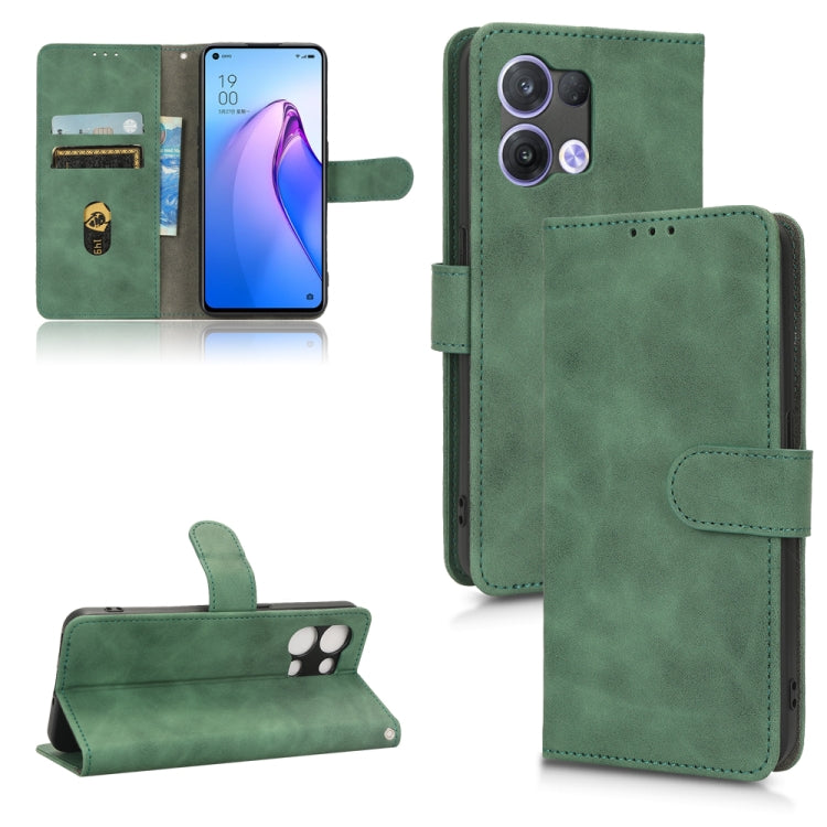 Skin Feel Magnetic Flip Leather Phone Case