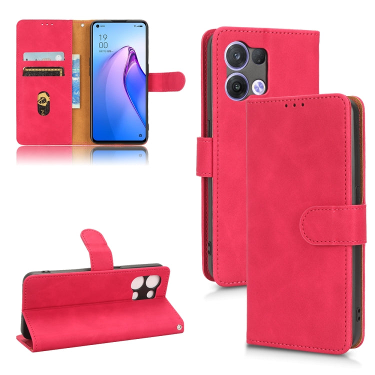 Skin Feel Magnetic Flip Leather Phone Case