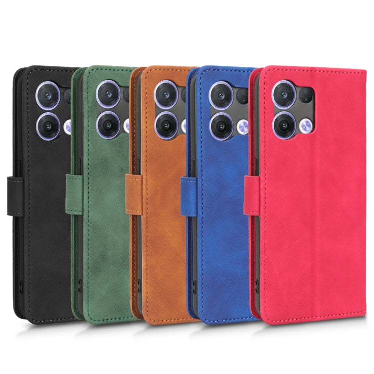 Skin Feel Magnetic Flip Leather Phone Case