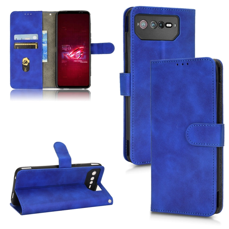 Skin Feel Magnetic Flip Leather Phone Case