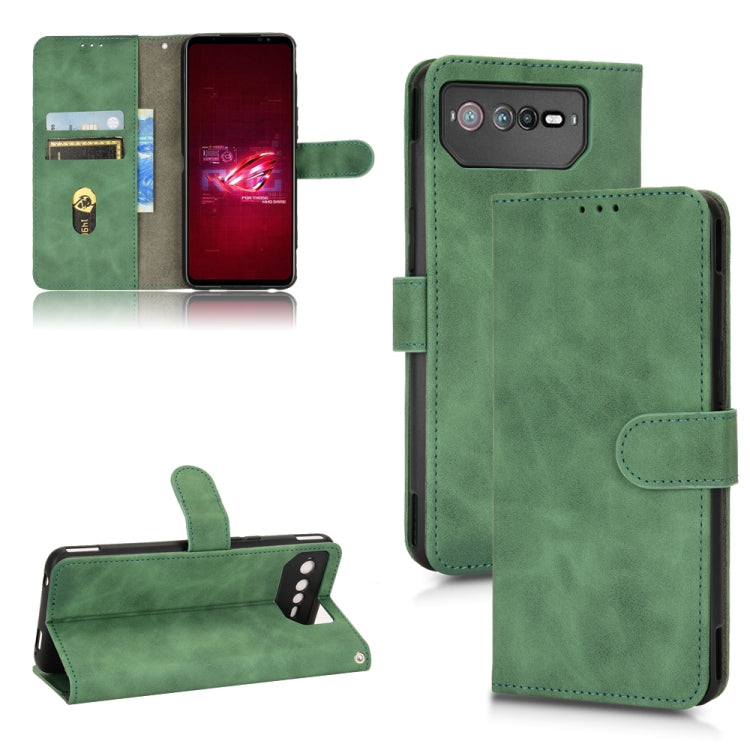 Skin Feel Magnetic Flip Leather Phone Case