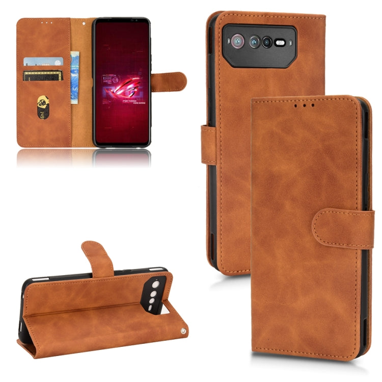 Skin Feel Magnetic Flip Leather Phone Case