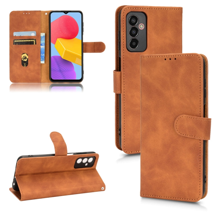 Skin Feel Magnetic Flip Leather Phone Case