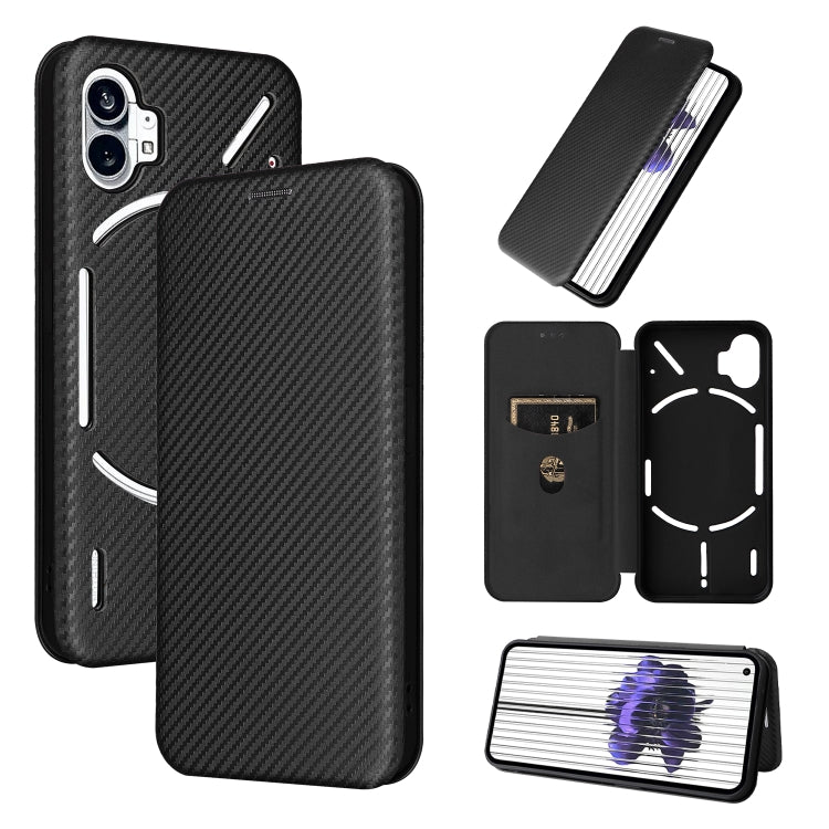 Carbon Fiber Texture Magnetic Flip Leather Phone Case, For Nothing Phone 1, For Realme Narzo 50A, For OPPO Reno8 Pro / Reno8 Pro+