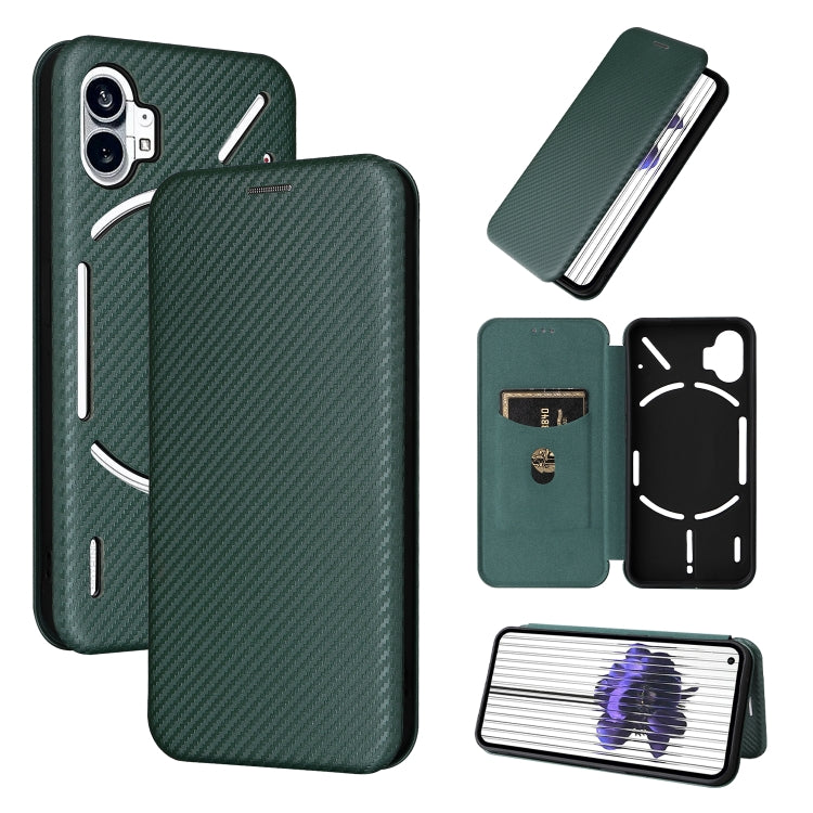 Carbon Fiber Texture Magnetic Flip Leather Phone Case, For Nothing Phone 1, For Realme Narzo 50A, For OPPO Reno8 Pro / Reno8 Pro+