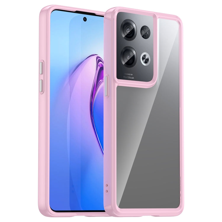 Colorful Series Acrylic + TPU Phone Case, For OPPO Reno8 Pro+ 5G, For OPPO Reno8 Pro India