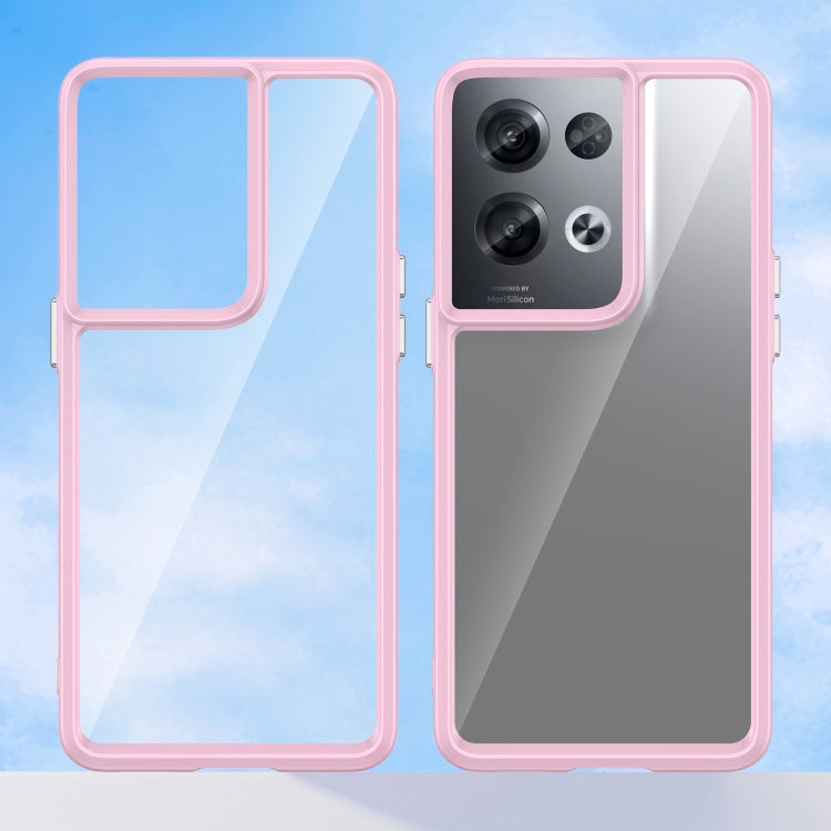 Colorful Series Acrylic + TPU Phone Case, For OPPO Reno8 Pro+ 5G, For OPPO Reno8 Pro India