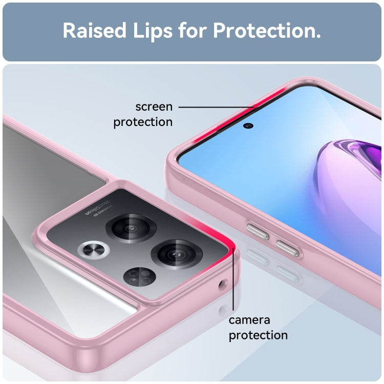 Colorful Series Acrylic + TPU Phone Case, For OPPO Reno8 Pro+ 5G, For OPPO Reno8 Pro India