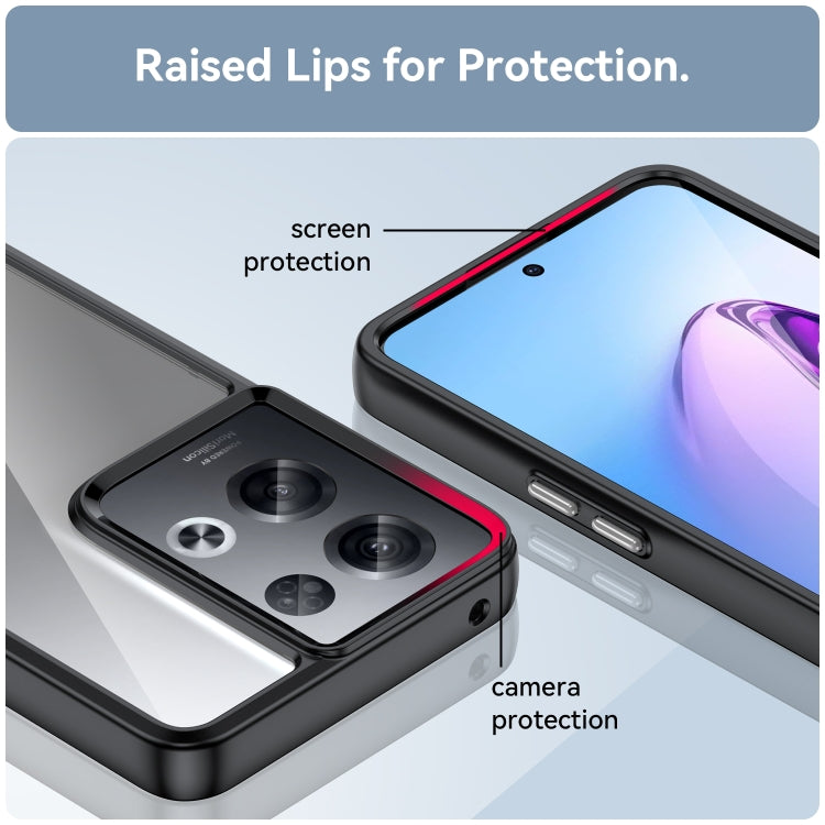 Colorful Series Acrylic + TPU Phone Case, For OPPO Reno8 Pro+ 5G, For OPPO Reno8 Pro India