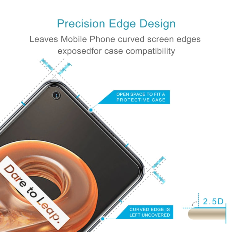 0.26mm 9H 2.5D Tempered Glass Film, For Realme 9i 5G / C33 / Q5x (1 PC)