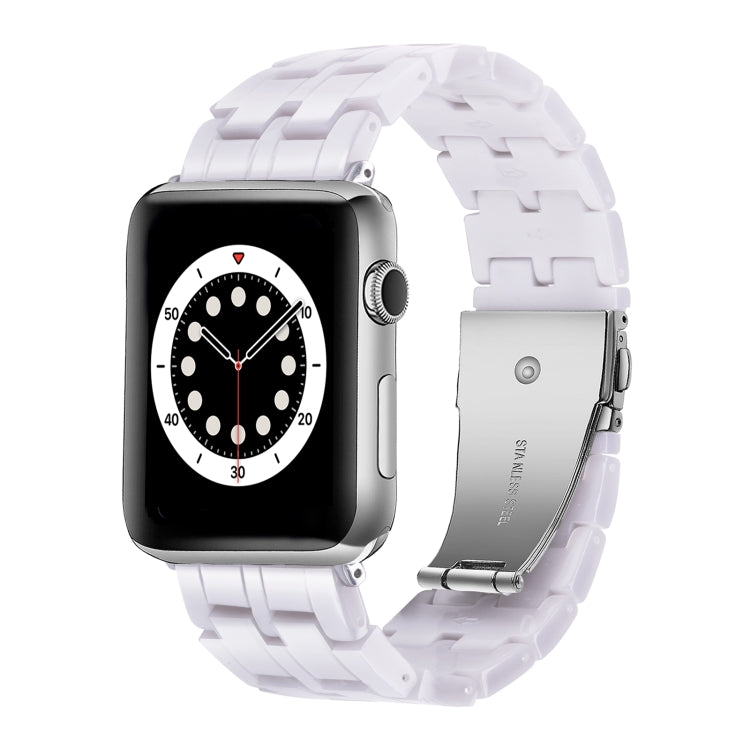 Five-bead Resin Watch Band For Apple Watch Series, 7 45mm / 6&amp;SE&amp;5&amp;4 44mm / 3&amp;2&amp;1 42mm, 7 41mm / 6&amp;SE&amp;5&amp;4 40mm / 3&amp;2&amp;1 38mm