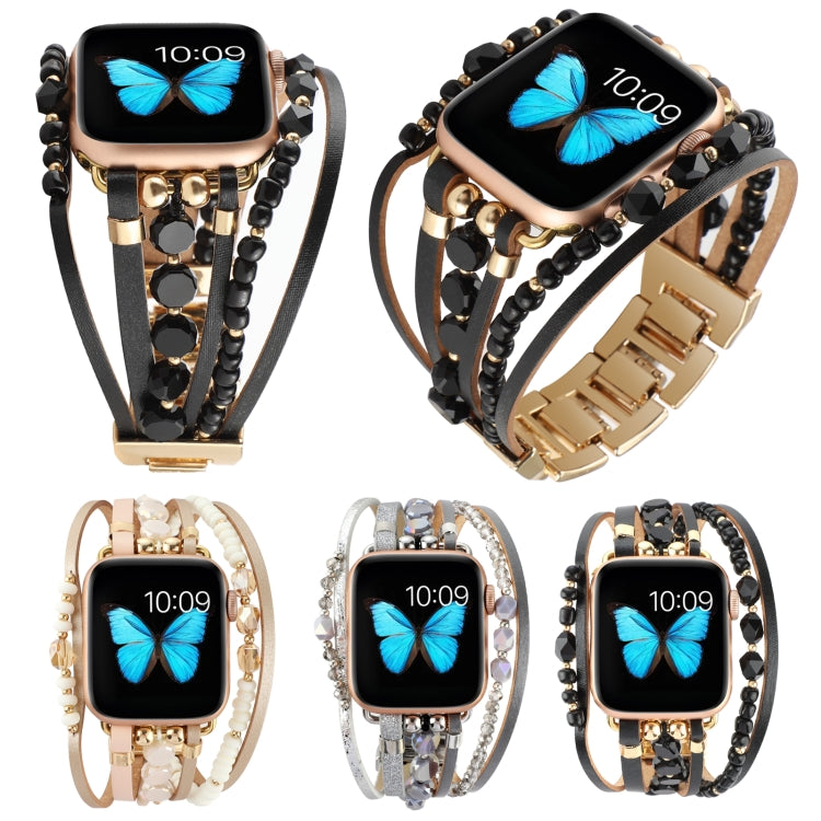 Jewelry Watch Band For Apple Watch Series, 7 45mm / 6&amp;SE&amp;5&amp;4 44mm / 3&amp;2&amp;1 42mm, 7 41mm / 6&amp;SE&amp;5&amp;4 40mm / 3&amp;2&amp;1 38mm