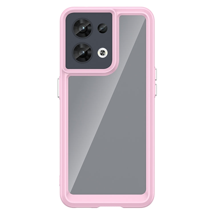 Colorful Series Acrylic + TPU Phone Case, For OPPO Reno8 India