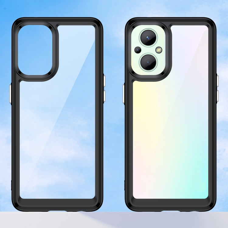 For OPPO Reno8 Pro India Colorful Series Acrylic + TPU Phone Case, For OPPO A96 5G