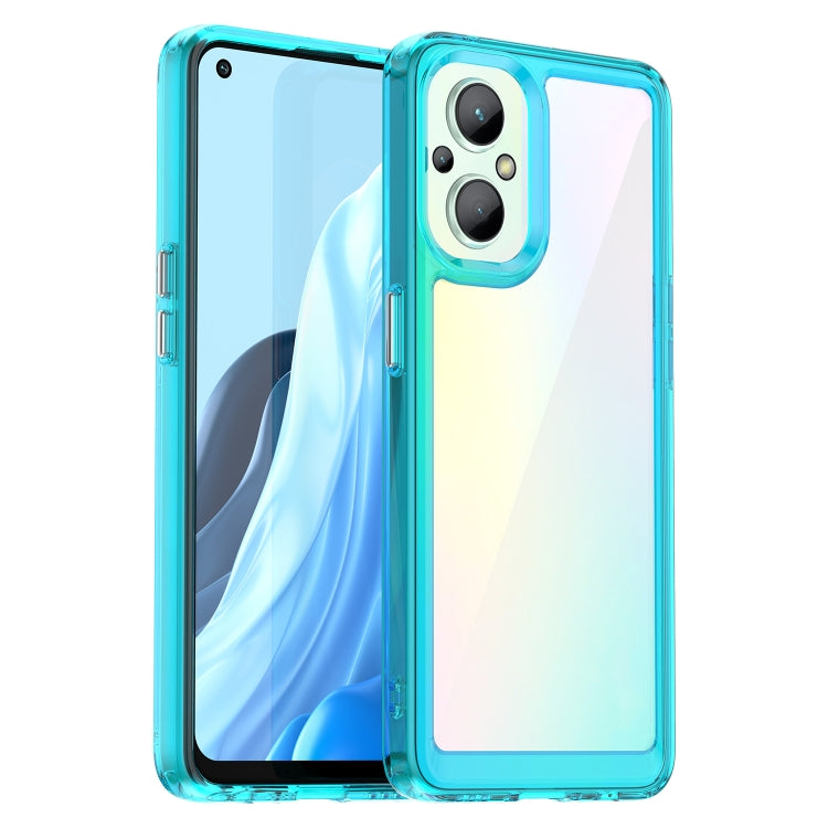 For OPPO Reno8 Pro India Colorful Series Acrylic + TPU Phone Case, For OPPO A96 5G